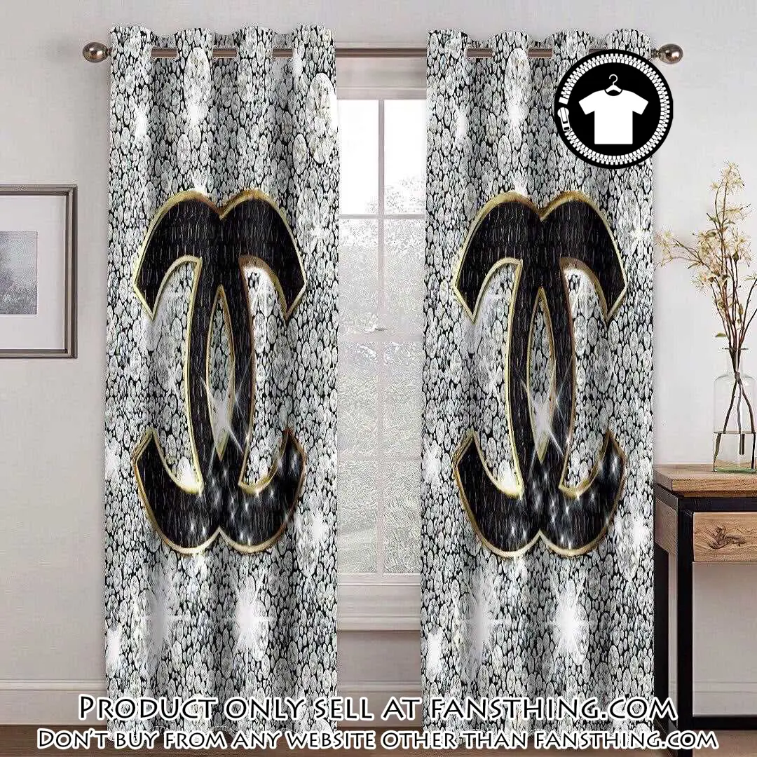 Chanel bling premium window curtains hot  set wc106 fst0035762